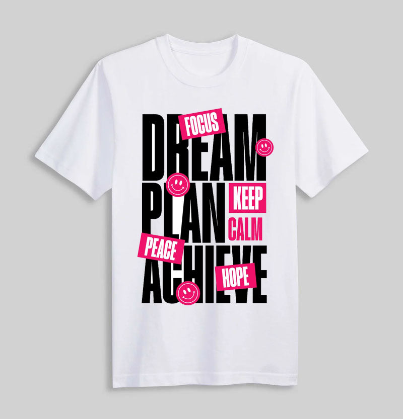 Dream Plan Achieve Tee – Goal Getter Edition